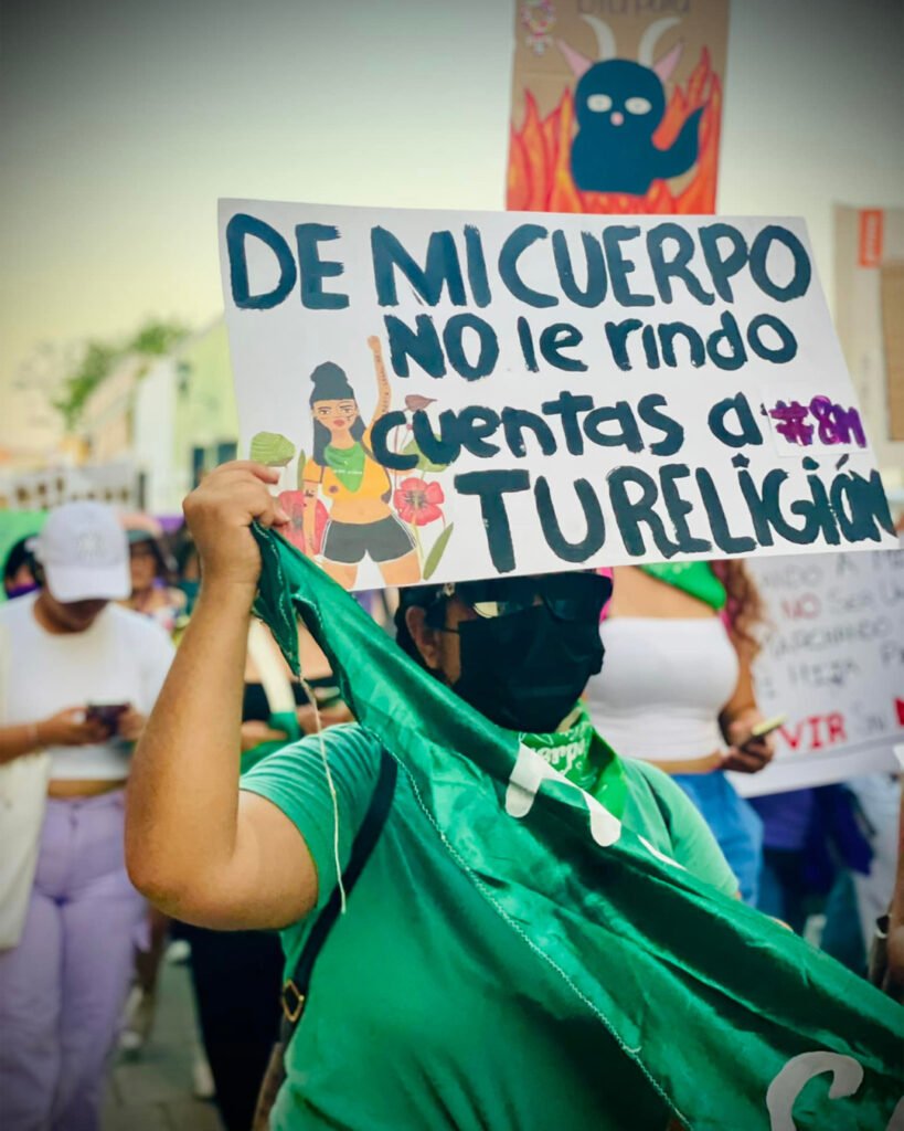 Marcha por la despenalización del aborto en Campeche - Carxcter Campeche