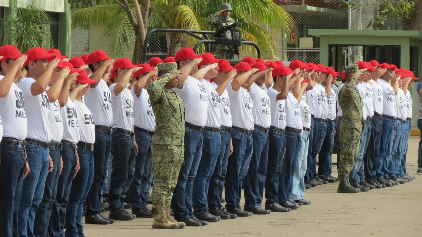 Ceremonia de apertura del Servicio Militar Nacional