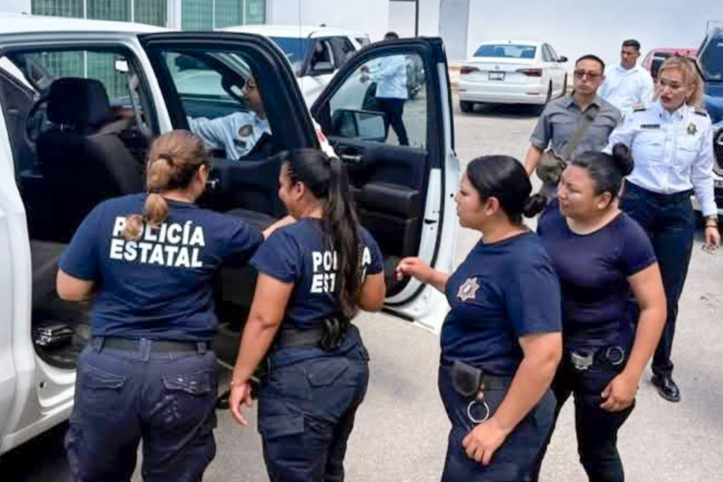 Elementos de la policía han recibido atención tras marcha 8M - Carxcter Campeche
