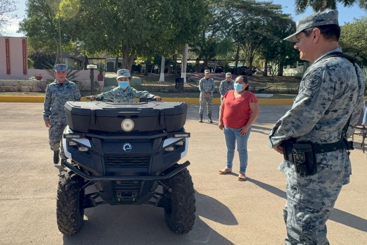 Abril Esmeralda logró cristalizar uno de sus mayores anhelos: formar parte activa de la Guardia Nacional por un día.