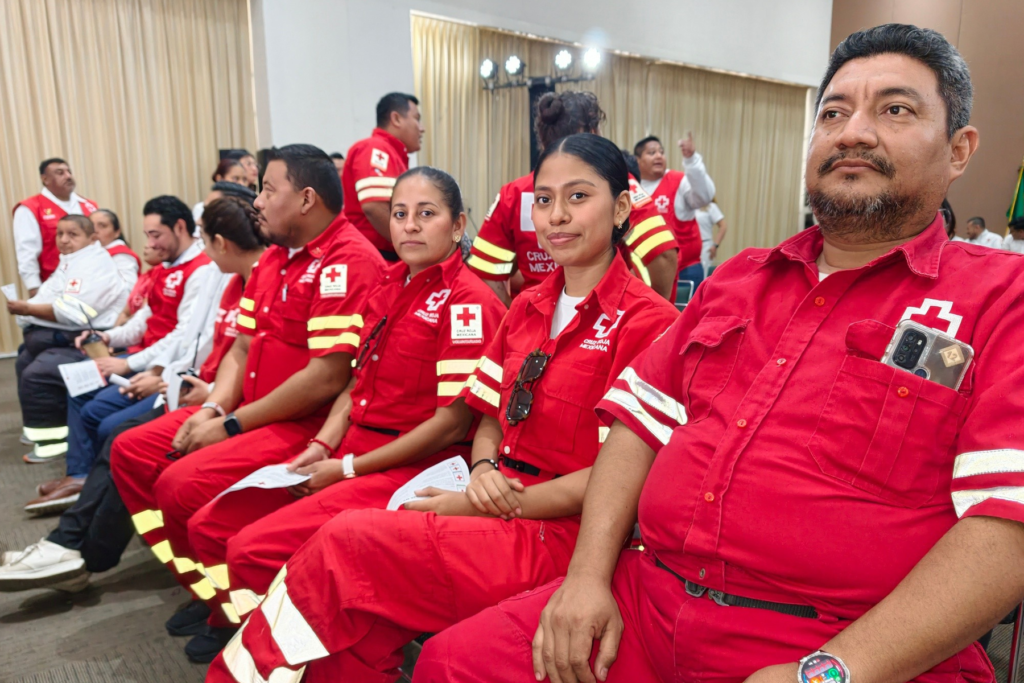 Personal de la Cruz Roja lista para la colecta 2026 - Carxcter Campeche