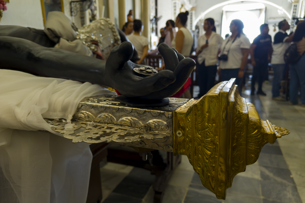 El INAH intervino al Cristo Negro, Señor de San Román - Carxcter Campeche