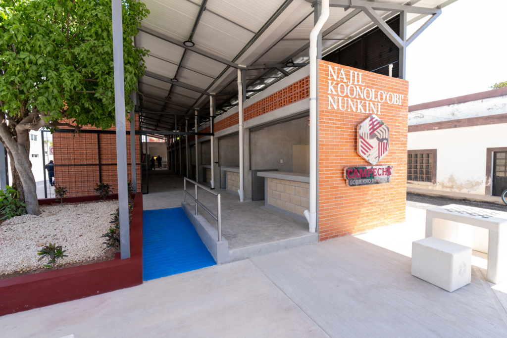 Inauguración del nuevo mercado público en Nunkiní, Calkiní - Carxcter Campeche
