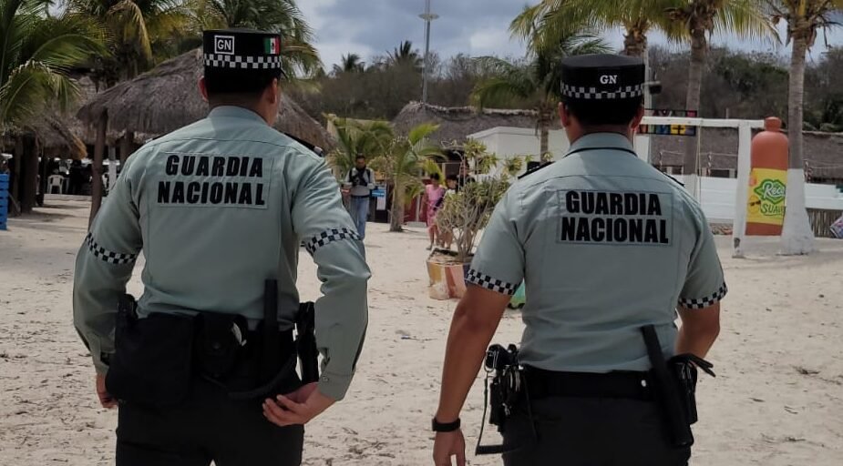Elementos de la Guardia Nacional se sumaron a la vigilancia que el Estado brinda en Semana Santa para dar seguridad a campechanos y turistas