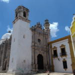Restauración de monumentos tras daños del 8M en Campeche - Carxcter Campeche