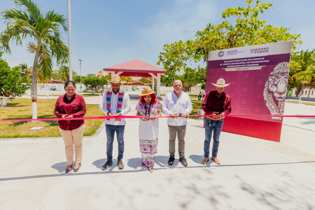 Gobierno de Campeche entrega parque de Mamantel - Carxcter Campeche