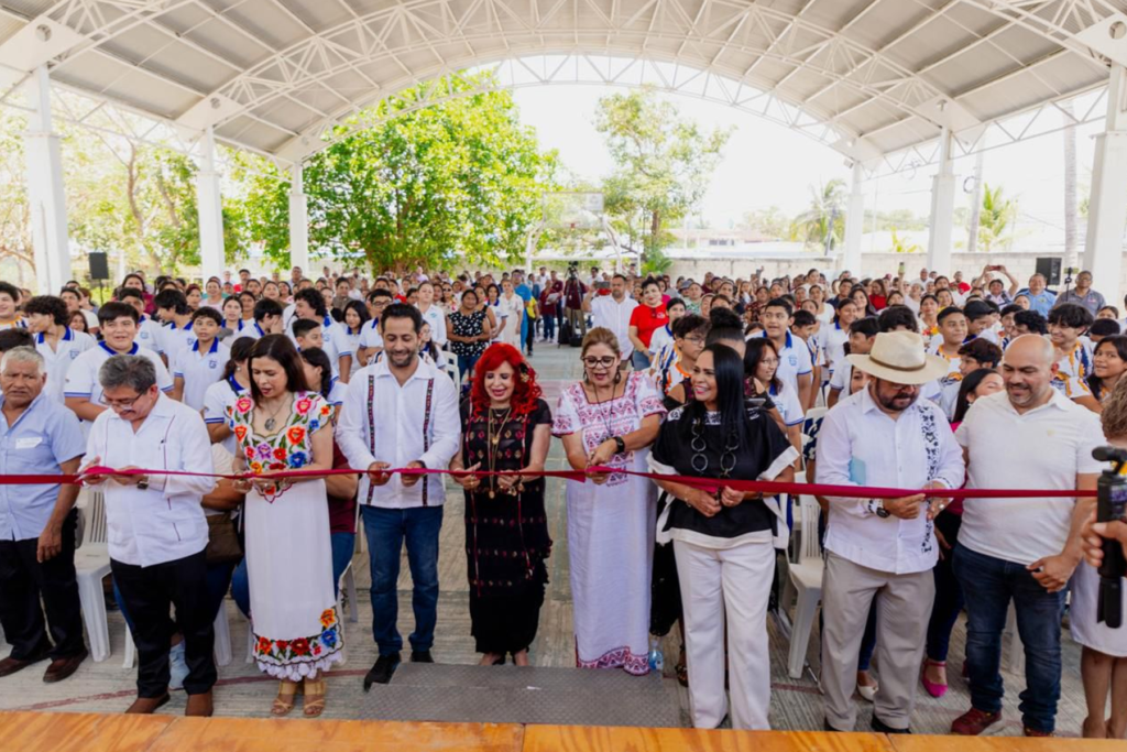 Inauguran domo en escuela de Ciudad del Carmen - Carxcter Campeche