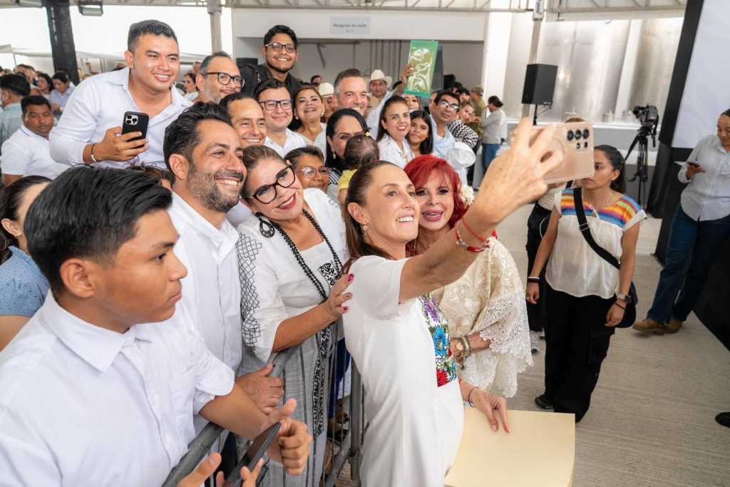 La presidenta Claudia Sheinbaum en visita a Campeche - Carxcter Campeche
