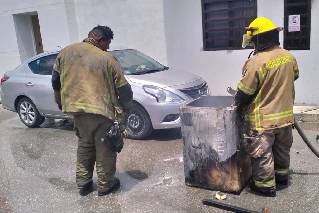 Coordinación institucional en atención a un incendio en Belén - Carxcter Campeche
