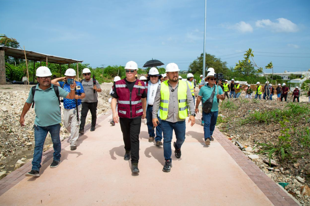 Autoridades estatales constataron avances en la construcción de la primera UTOPÍA de Campeche - Carxcter Campeche