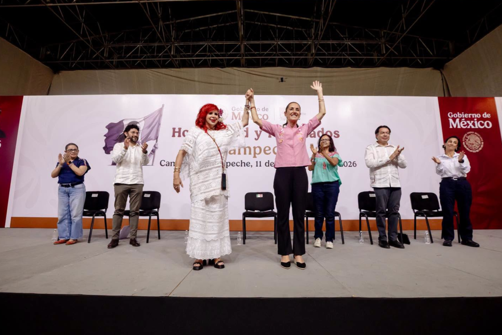 Layda Sansores gobernadora de Campeche reconoció trabajo de la presidenta - Carxcter Campeche