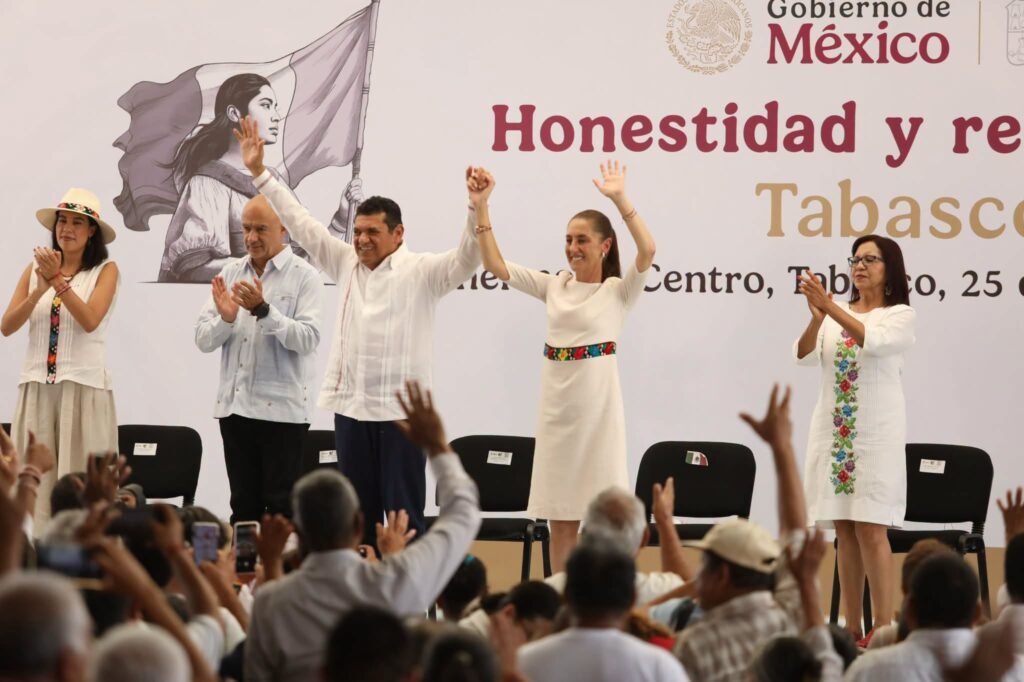 Tabasco recibirá 20 mil 610 mdp en Programas para el Bienestar y más de 30 mil mdp en obra pública, anunció Claudia Sheinbaum