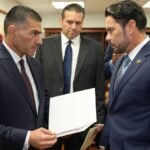Christian Castro llevó ante Omar García Harfuch planteamientos sobre las prioridades de Campeche